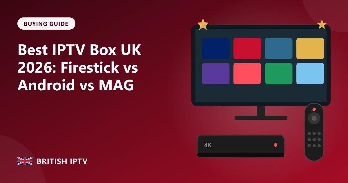 Best IPTV Box UK 2026: Firestick vs Android vs MAG – British IPTV guide